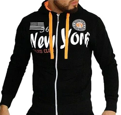 RMK Collegejacke Herren Sweatjacke Sportjacke Joggingjacke New York USA 