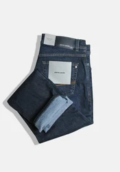 Pierre Cardin 5-Pocket Jeans Lyon Tapered Dunkelblau/Blau/Hellblau