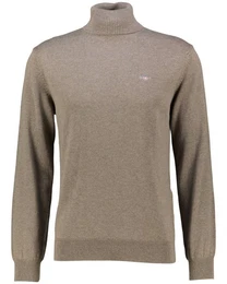 Strickpullover Herren Rollkragenpullover mit Wolle (1-tlg)