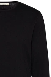 wunderwerk Wollpullover Core Crewknit Schwarz
