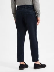 BOSS ORANGE Stoffhose Shyne Dunkelblau/Blau
