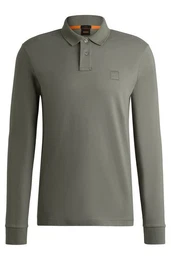 Langarm-Poloshirt