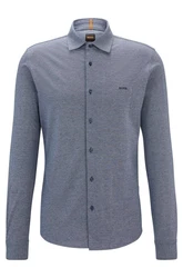 BOSS ORANGE T-Shirt Mysoft_2_M 10260281 01 Blau (10260281 01)