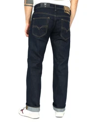 Diesel Straight-Jeans Regular Fit Larkee-X Dunkelblau/Blau/Hellblau