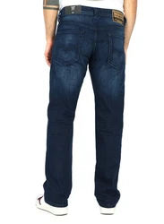 Diesel Straight-Jeans Regular Fit Larkee-X Dunkelblau/Blau