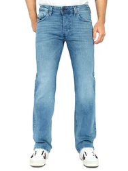 Diesel Straight-Jeans Regular Fit Larkee-X Hellblau/Blau
