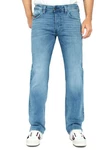 Diesel Straight-Jeans Regular Fit Larkee-X Hellblau/Blau