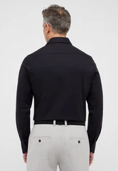 Eterna Langarmhemd SLIM FIT NON IRON Schwarz/Dunkelblau/Rot