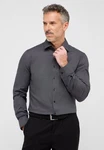 Eterna Langarmhemd SLIM FIT NON IRON Dunkelgrau/Grau/Hellgrau
