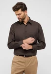 Eterna Langarmhemd COMFORT FIT NON IRON Dunkelbraun/Khaki/Dunkelgrün/Braun/Grau