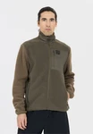 WHISTLER Strickpullover Makaley Dunkelgrün/Khaki/Braun
