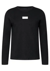 STREET ONE MEN Langarmshirt Schwarz