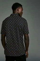 Next Poloshirt Polo-Shirt im weihnachtlichen Print Dunkelblau/Schwarz/Dunkelgrau/Grau