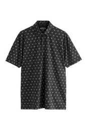 Poloshirt Polo-Shirt in weihnachtlichem Print (1-tlg)