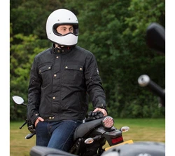 Merlin Motorradjacke Barton II Grau/Dunkelgrün/Khaki/Braun/Dunkelgrau
