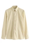 Next Langarmhemd Slim Fit Gelb