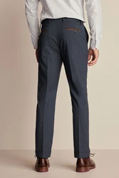 Next Anzughose Slim Fit Anzughose (1-tlg) Dunkelblau/Hellblau/Blau/Grau