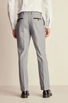 Next Anzughose Slim Fit Anzughose (1-tlg) Grau/Hellgrau