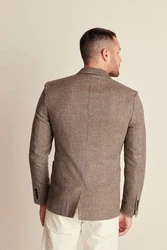 Next Sakko Signature Slim Fit Blazer (1) Khaki/Beige/Braun/Dunkelgrün