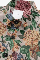 Next Hemdjacke (1-St) Rosa/Braun/Mischfarben/Rot/Gelb/Grau