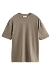 Next T-Shirt aus schwerem Stoff Khaki/Beige/Braun/Dunkelgrün Next T-Shirt aus schwerem Stoff Khaki/Beige/Braun/Dunkelgrün