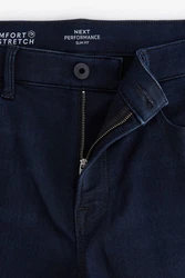 Next Slim-fit-Jeans mit Komfortstretch Dunkelblau/Blau