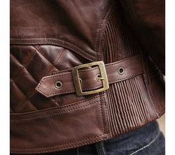 Merlin Motorradjacke Chester D3O Cafe Braun/Dunkelbraun
