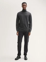 TOM TAILOR Thermolite Tapered Cargo Hose 5-Pocket-Jeans Dunkelgrau/Khaki/Hellgrau/Grau/Schwarz
