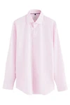 Next Langarmhemd Pflegeleicht Regular Fit Twill-Hemd Rosa