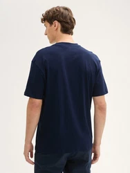 TOM TAILOR T-Shirt Dunkelblau/Hellblau/Blau