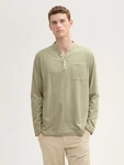 TOM TAILOR Langarmshirt mit Brusttasche pastellgrün