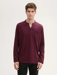 Langarmshirt Langarmshirt mit Brusttasche