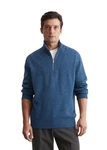 Marc O'Polo Troyer Tweedgarn Blau/Grau/Hellblau