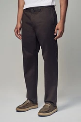 Next Chinohose Straight Fit Khaki/Dunkelgrün