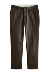 Chinohose Straight Fit Utility-Chinohose aus 100% Baumwolle (1-tlg)