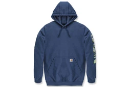 Carhartt Sleeve Logo Kapuzenpullover Dunkelgrün/Grün/Türkis/Blau/Dunkelblau/Hellblau