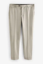 Next Anzughose Slim Fit Anzughose (1-tlg) Khaki/Beige