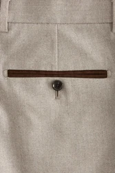 Next Anzughose Slim Fit Anzughose (1-tlg) Khaki/Beige