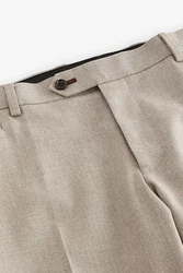 Next Anzughose Slim Fit Anzughose (1-tlg) Khaki/Beige