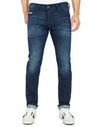 Diesel Slim-fit Jeans Tepphar-X Dunkelblau/Blau/Hellblau