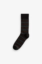 Next Kurzsocken Signature Socken (4er-Pack) Mischfarben/Schwarz