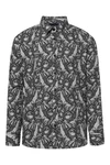 Joop Jeans Langarmhemd Dunkelgrau/Schwarz/Grau/Creme/Braun