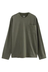 Next Stückgefärbtes T-Shirt aus schwerer Baumwolle 