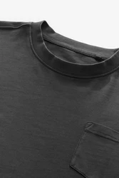 Next Stückgefärbtes T-Shirt aus schwerer Baumwolle Dunkelgrau/Grau/Hellgrau