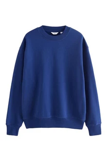 Next Sweatshirt Superschweres Sweatshirt mit Rundhalsausschnitt