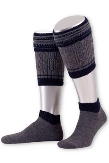 Lusana Trachtensocken Flackstrick-Loferl (L2451)