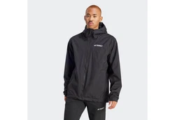 adidas TERREX Outdoorjacke MULTI 2L RAIN J Schwarz/Dunkelgrau/Grau