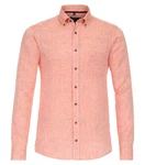 CASAMODA Langarmhemd Freizeithemd uni Rosa/Orange/Rot