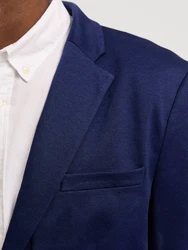 JACK & JONES Sakko 'JPRJaxon' Dunkelblau/Blau/Hellblau