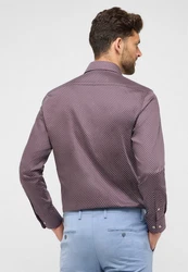 Eterna Langarmhemd MODERN FIT Lila/Dunkelrot/Rot/Braun/Bordeaux